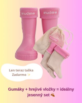 🌧 Jesenné počasie je tu – a vaše deti ho zvládnu štýlovo aj pohodlne! Naše gumáky MudMe sú ideálne na daždivé dni, a s...